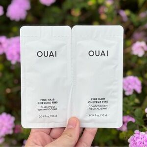 NEW OUAI Shampoo & Conditioner Samples